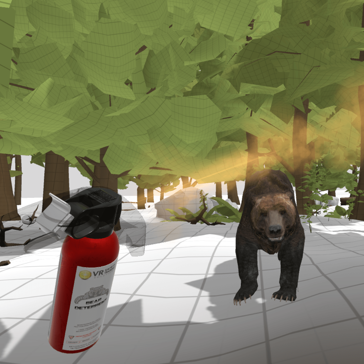 Bear Spray Training • VR Safety Training Simulator • Metanaut