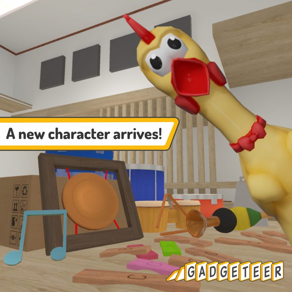Gadgeteer vr k-12 game - chicken gadget