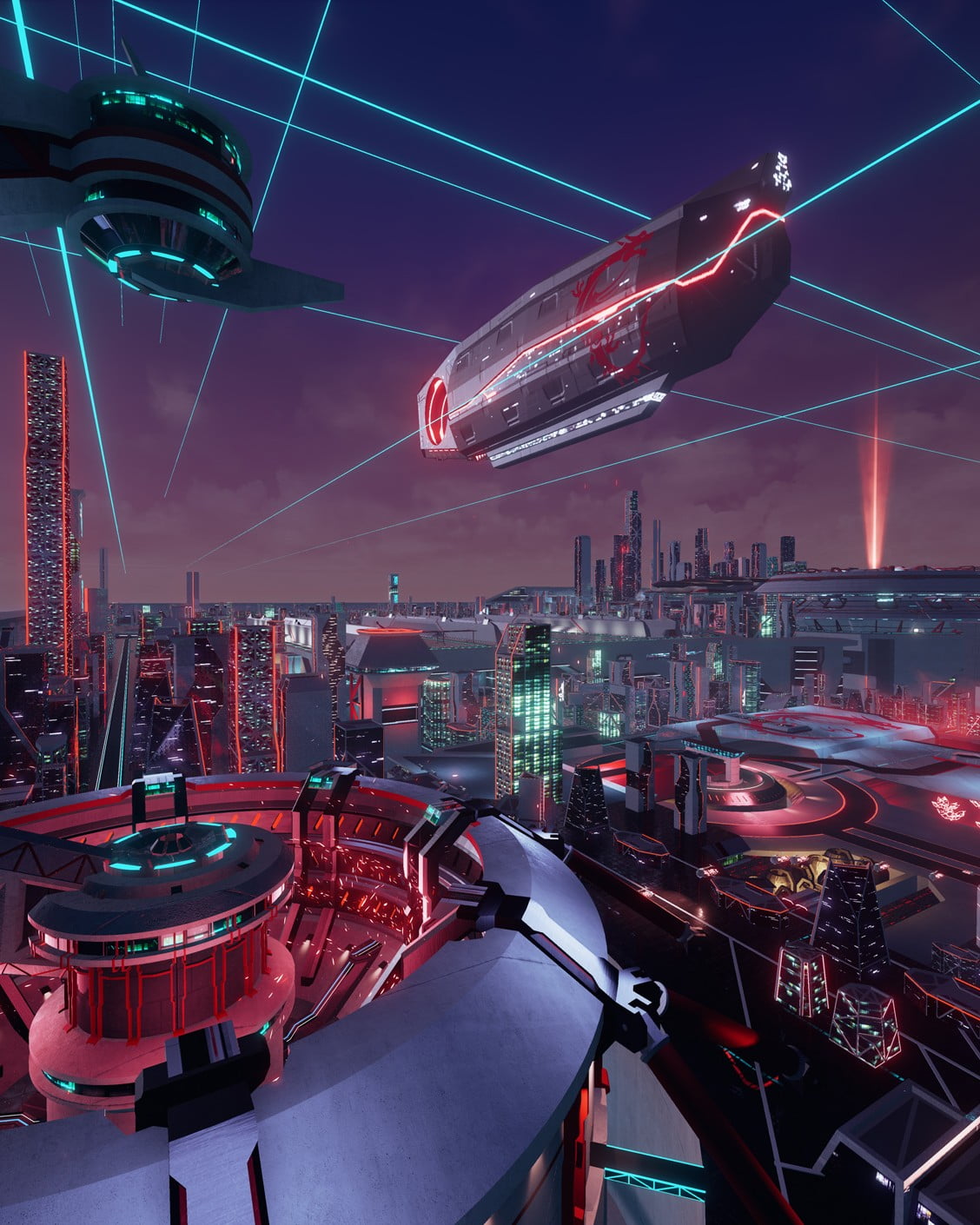 MSI Electric City - VR Roller Coaster